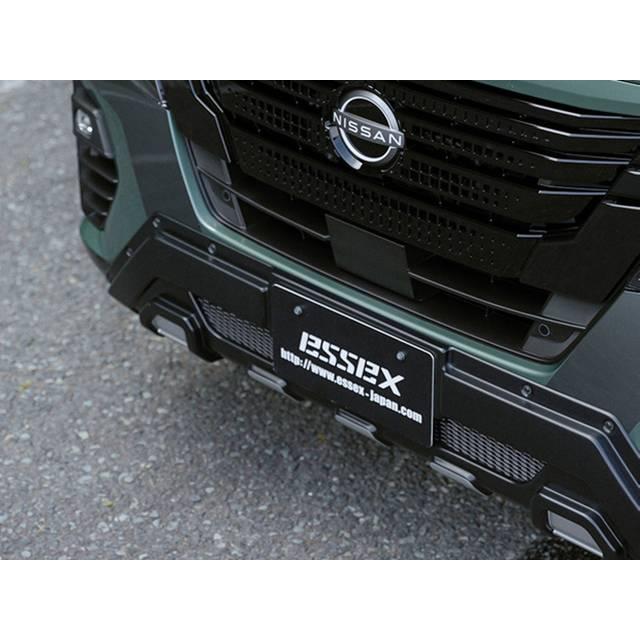 CRS essex キャラバン用 フロントバンパーガード マットブラック AES製
