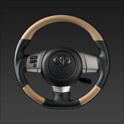 FJクルーザー ステアリングホイール REAL（車） REAL レアル ステアリングハンドル イエロー