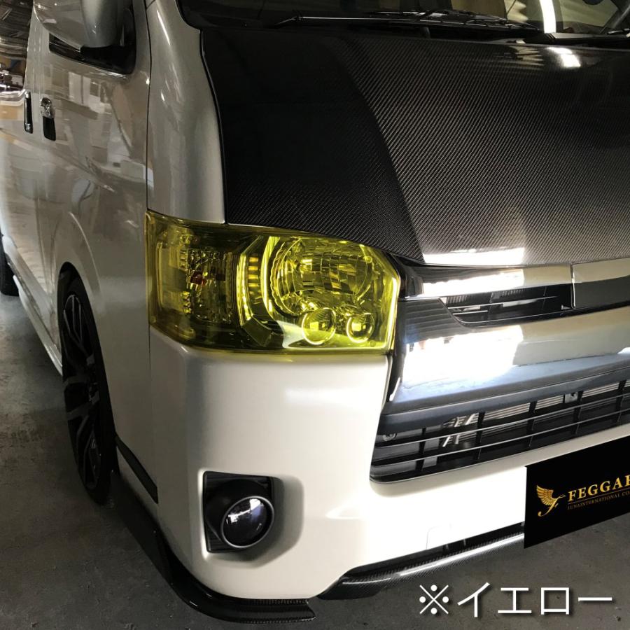 フェガーリ ヘッドライト カバー ハイエース 200系 4型 5型 6型 フェガーリ ヘッドライト カバー ハイエース 200系 4型 5型 6型