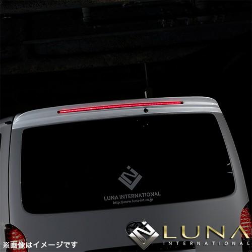 ハイエース 200系 4型〜6型 標準 LED ランプ付き リアルーフ スポイラー (未塗装) フェガーリ FEGGARI