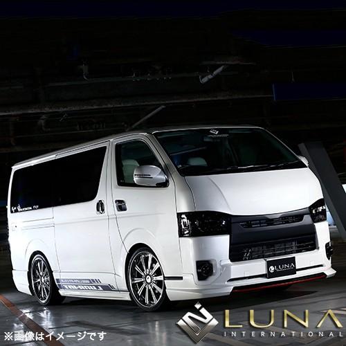 ハイエース 200系 4型〜6型 ワイド ミドルルーフ LED ランプ付き