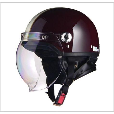 リード工業 【リード工業】 CROSS CR-760 ハーフヘルメット ブラウン