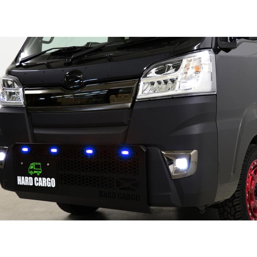 ハードカーゴ LEDスキッドグリル ポリスブルー ハイゼット/ハイゼット