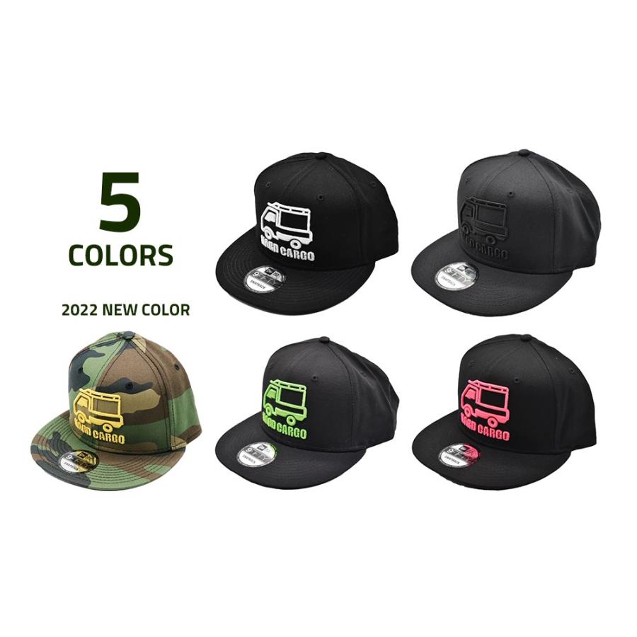 HARD CARGO（ハードカーゴ） 3D刺繍キャップ NEWERA NE400 選べる5色