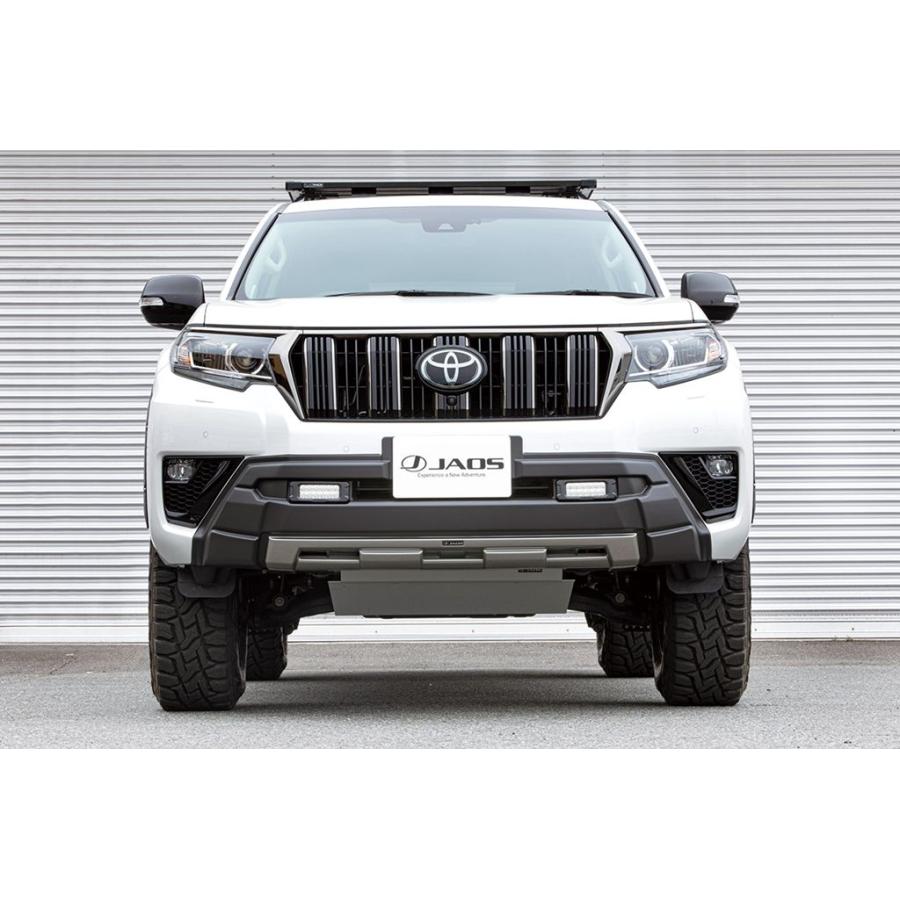 JAOS フロントバンパーガード 塗装品 マットブラック プラド 150系【B016067MB】※個人宛別途送料 | JAOS | 04