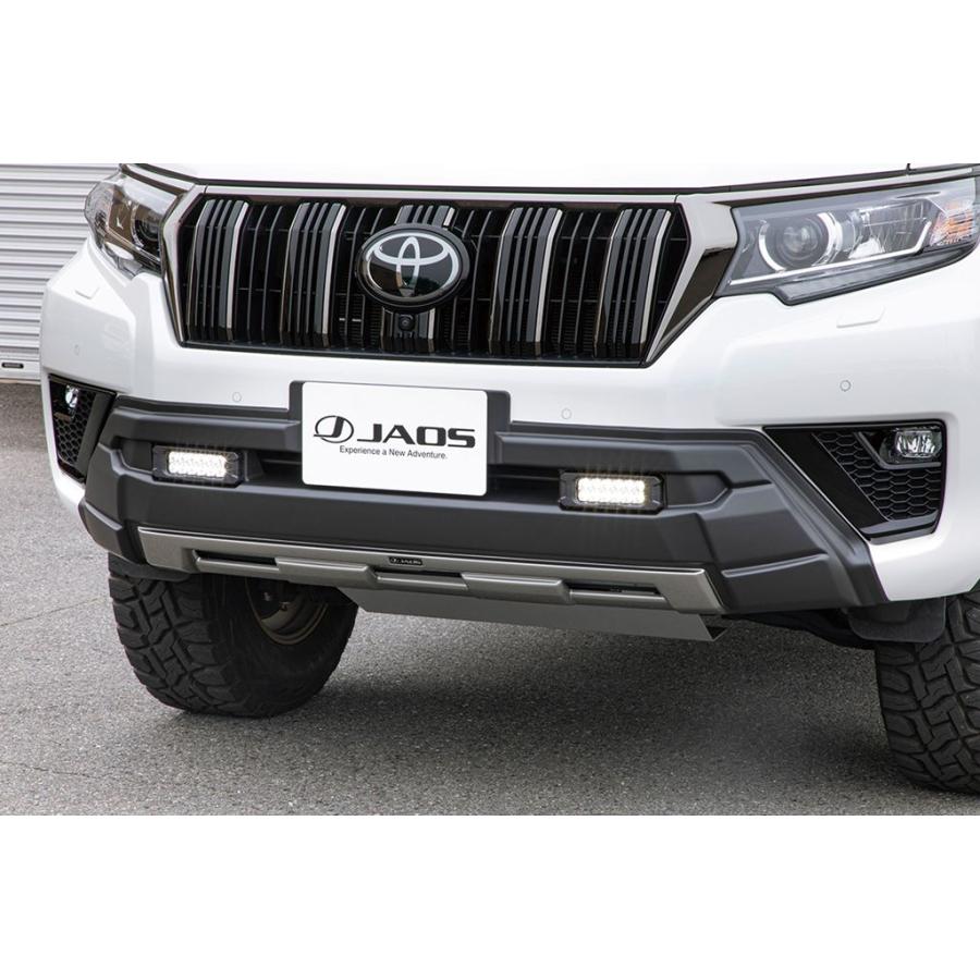 JAOS フロントバンパーガード 塗装品 マットブラック プラド 150系【B016067MB】※個人宛別途送料 | JAOS | 05