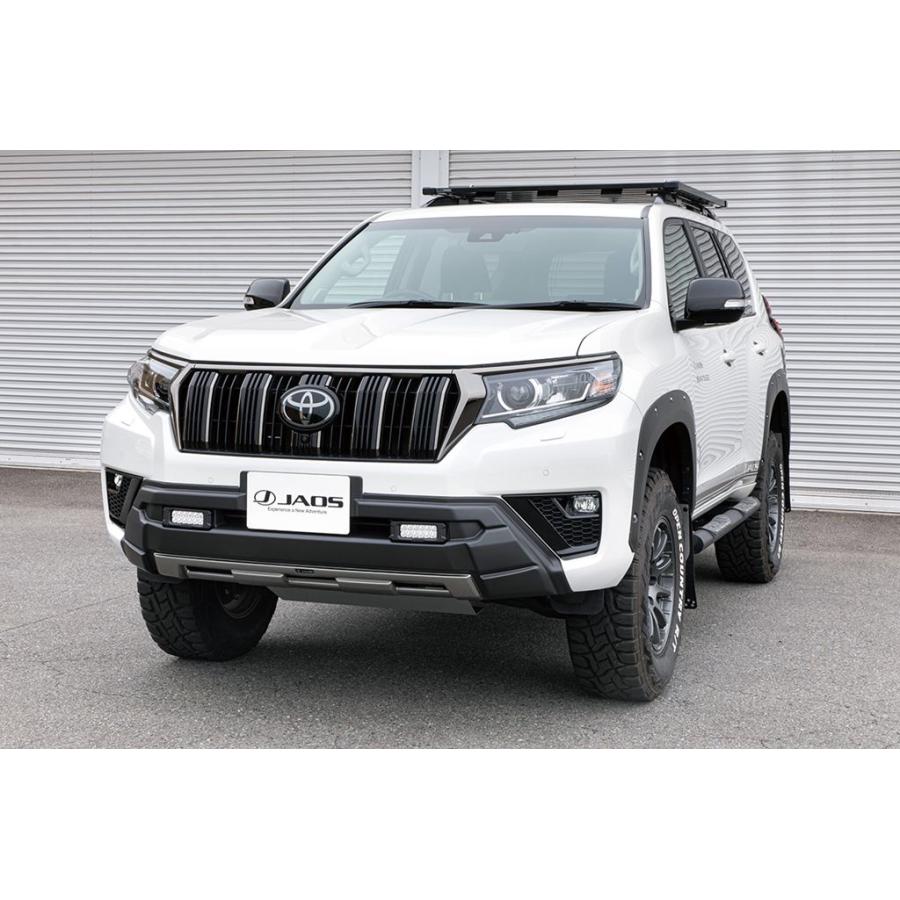 JAOS フロントバンパーガード 塗装品 マットブラック プラド 150系【B016067MB】※個人宛別途送料 | JAOS | 06