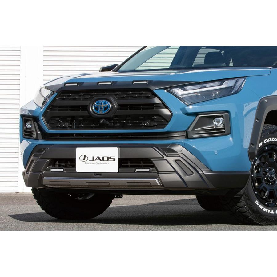 JAOS（ジャオス） フロントバンパーガード 塗装品 マットブラック RAV4
