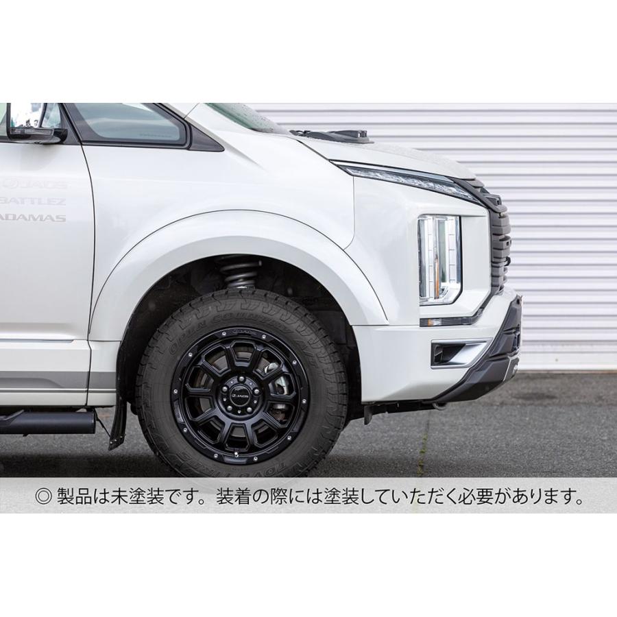JAOS（ジャオス） フロントバンパーガード 未塗装品 デリカ D5 DIESEL