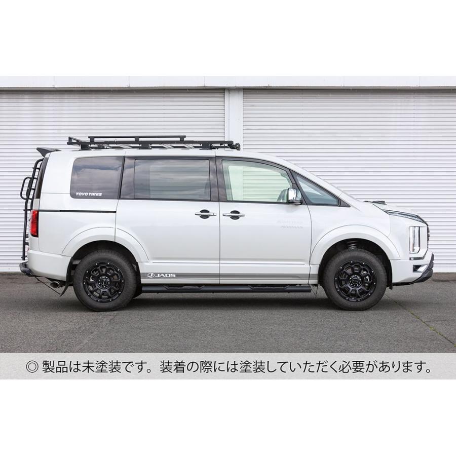 JAOS（ジャオス） フロントバンパーガード 未塗装品 デリカ D5 DIESEL