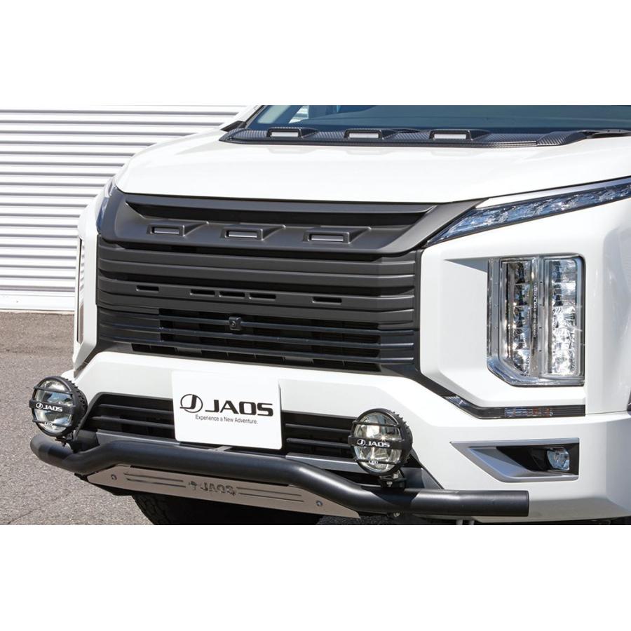 三菱 デリカD5 フロントグリル マットブラック塗装 JAOS フロントグリル 塗装品 マットブラック デリカ D:5 DIESEL