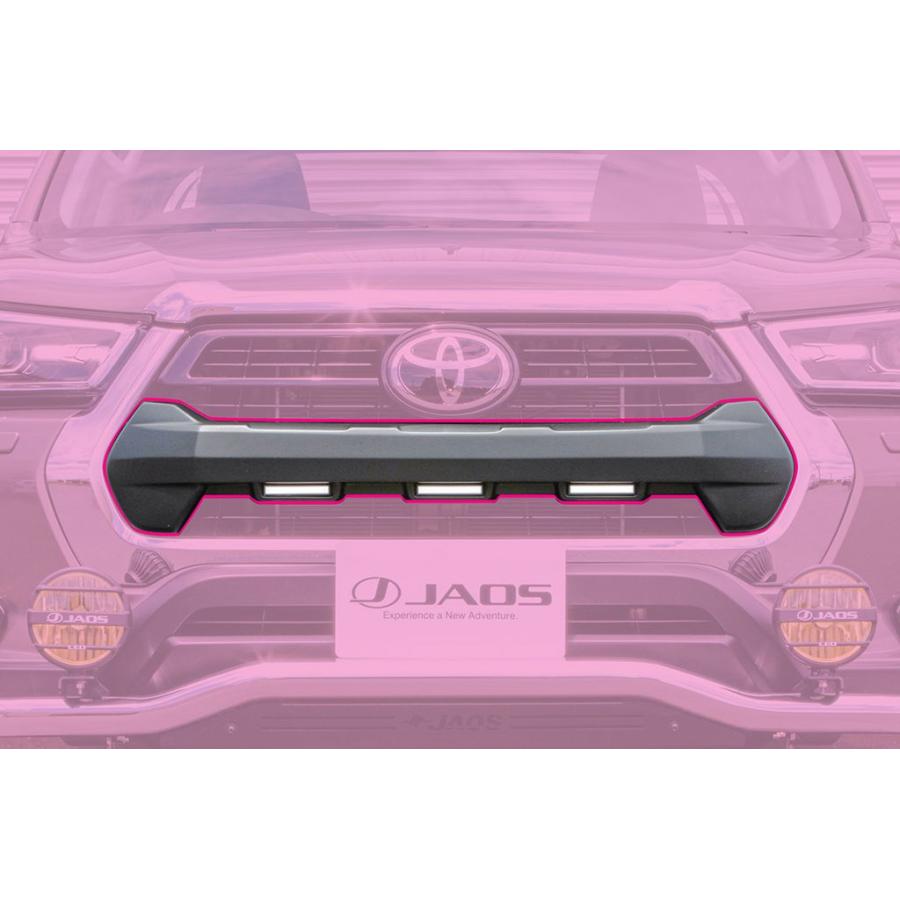 JAOS（ジャオス） フロントグリルガーニッシュ 未塗装品 ハイラックス