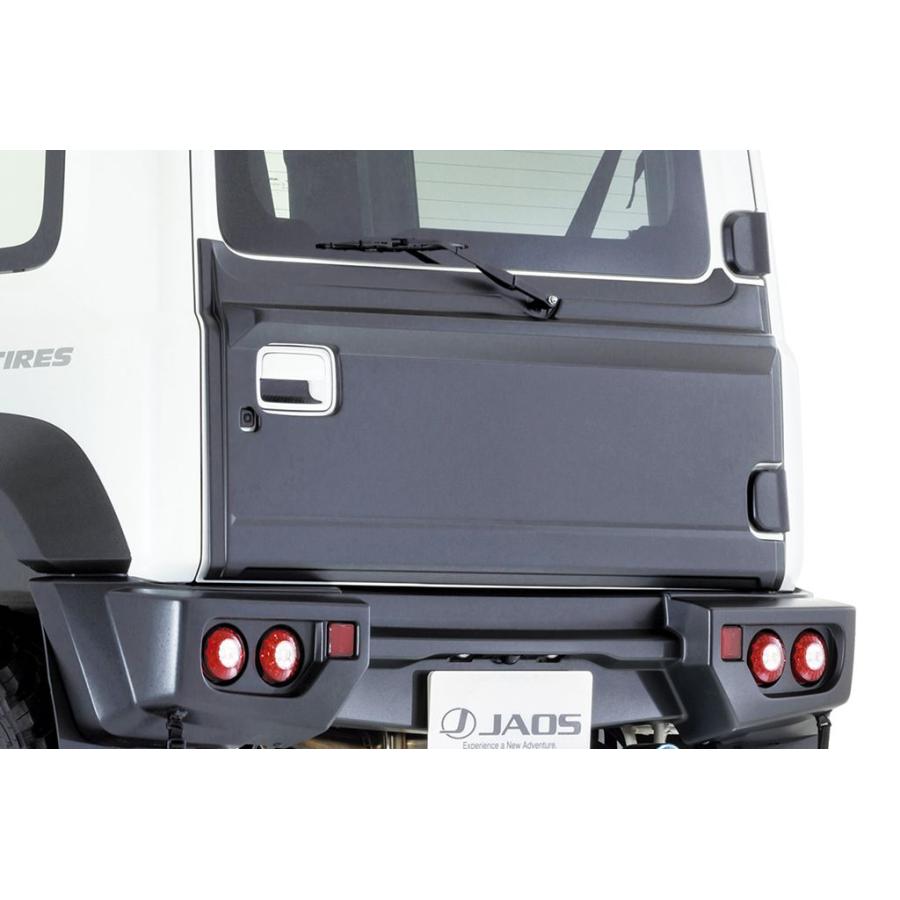 JAOS リヤハッチパネル 塗装品 マットブラック ジムニー JB74系 REAR 