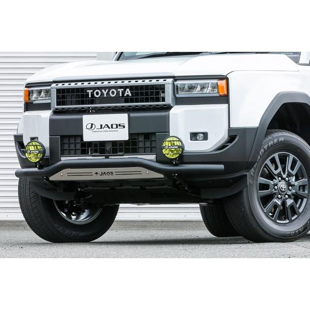 JAOS フロントスキッドバー ブラック/ブラスト ランドクルーザー 250系※個人宛別途送料 | JAOS