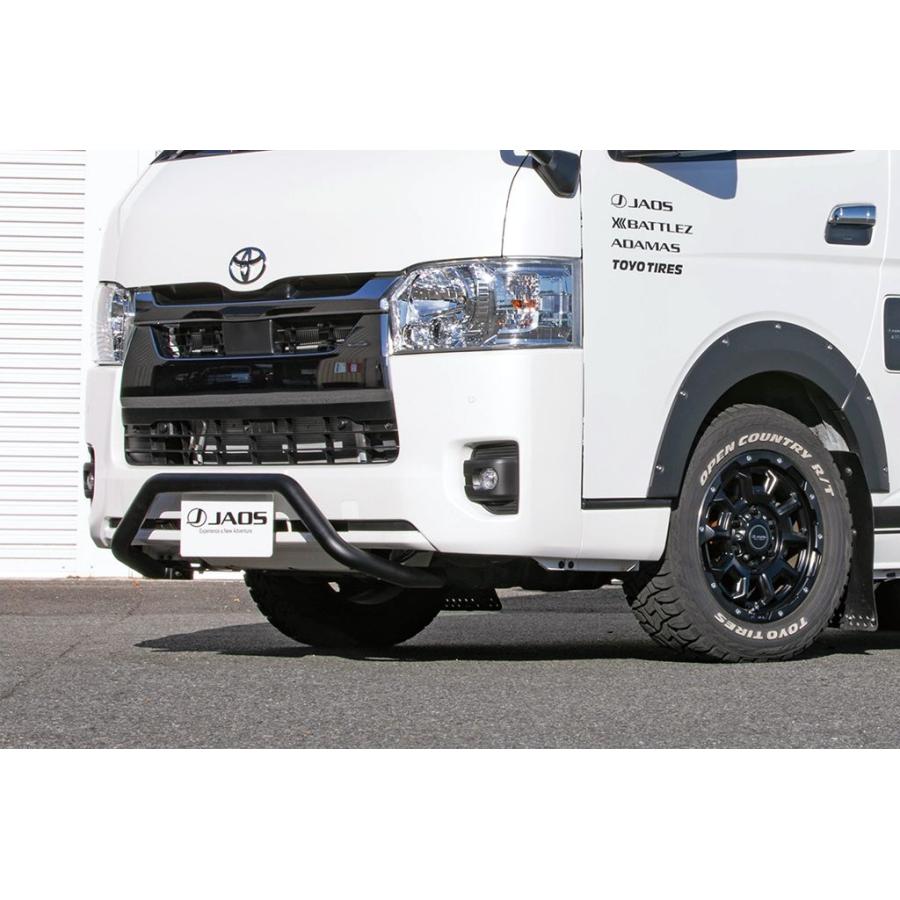 JAOS（ジャオス） フロントブッシュバー 標準3型〜 ハイエース 200系