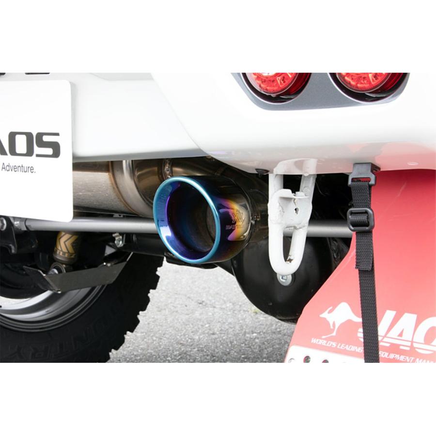 JAOS バトルズ マフラーチタンカラー リヤスポーツカウル用 ジムニーJB64 BATTLEZ マフラー ZS リヤスポーツカウル用 ジムニー JB64系