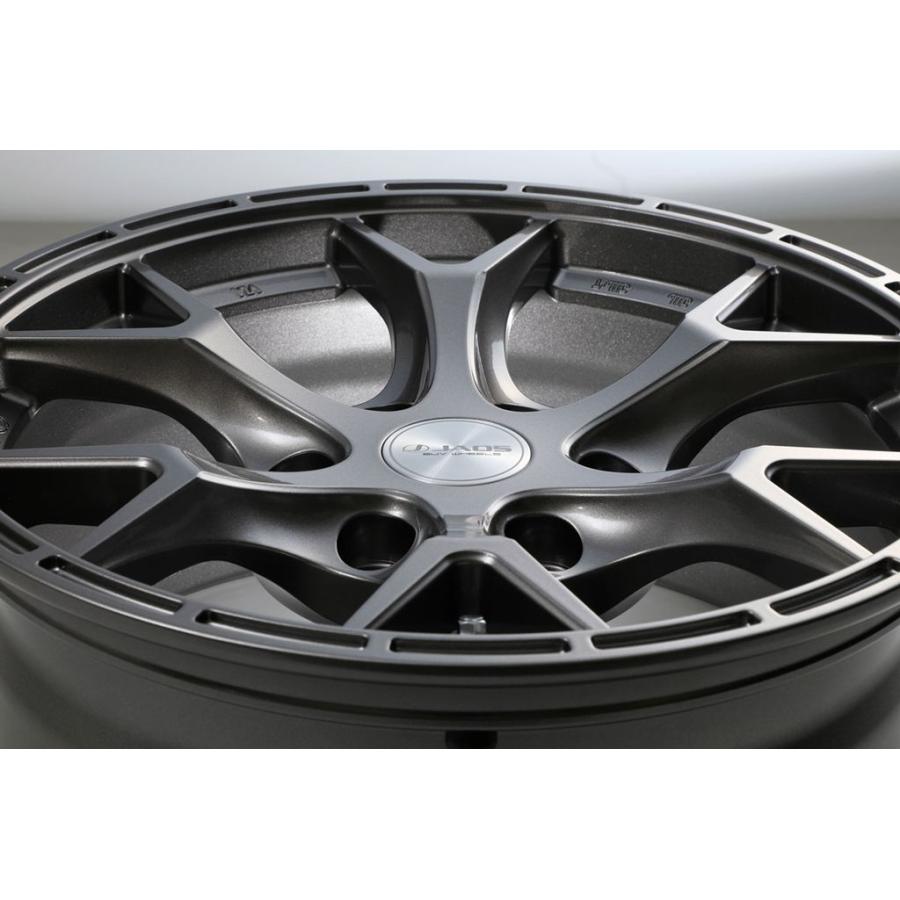 バローネ　セット JAOS（ジャオス） トライブクロウ 17x7.5J 6H 139.7 +25 ガン