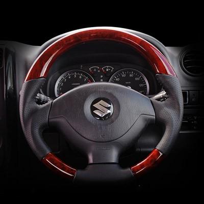 REAL レアル ステアリング ジムニー JB23 /ジムニーシエラ JB43 ウッド