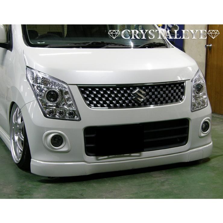 送料無料!!】レクサス仕様ワゴンR(MH23)3連SMDダイヤモンドリング