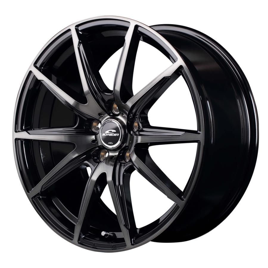 シュナイダー DR-02 アルミホイール 1本 18x8.0 +35 114.3 5H(BKP 