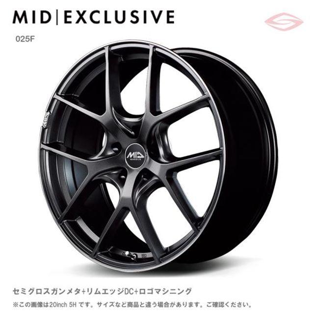 マルカサービス MIDエクスクルーシヴ 025F ホイール1本 18x7.0J 5H