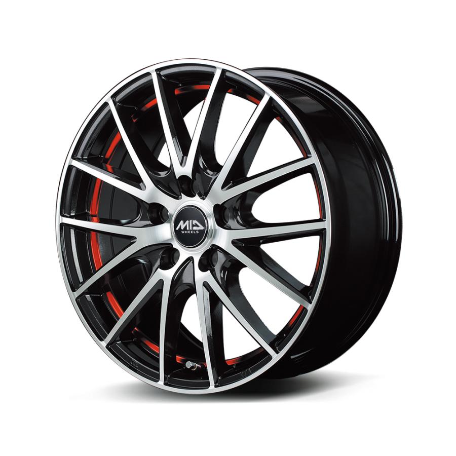 マルカサービス MIDホイールズ RX27 アルミホイール1本 15x5.5J 4H 100