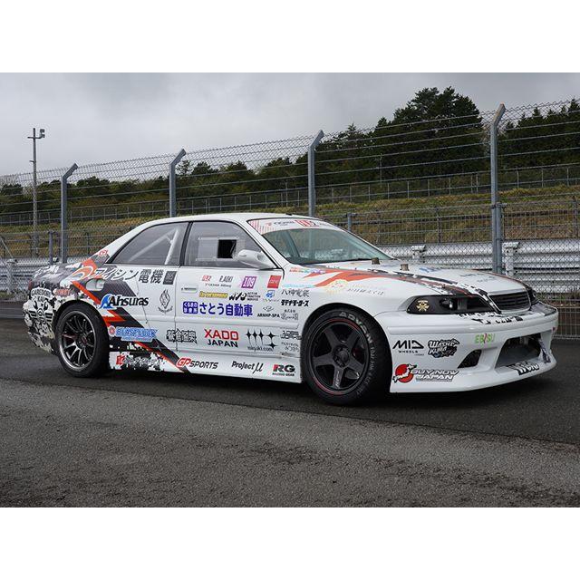 MIDレーシング R10 ホイール1本 15x5.0J 4H 100 +45 CBPR クリスタルブラック／リムポリッシュ＋レッド/15インチの画像