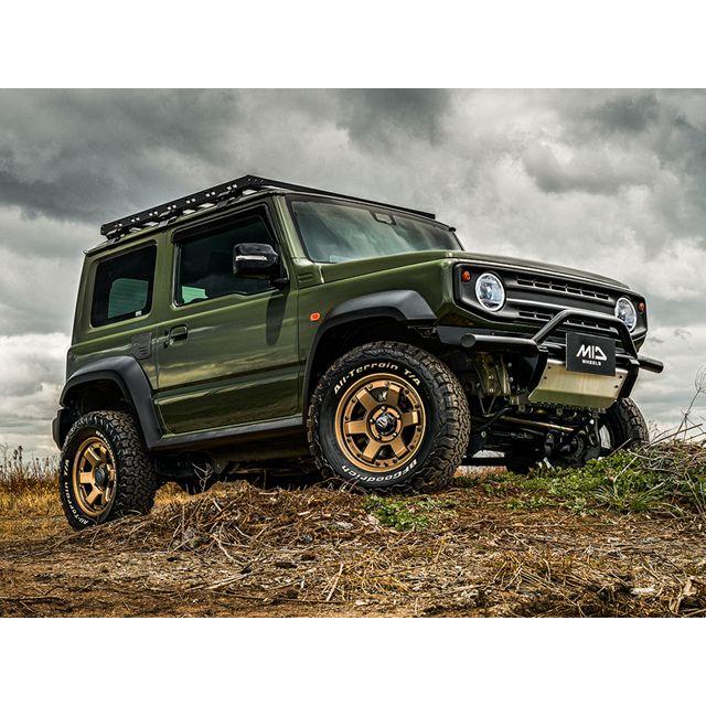 マルカサービス - ナイトロパワー M6 鉄道車両壜 銀輪1本 17x8.0J 6H 139.7 +20 GBK 火器黒いこと/17in