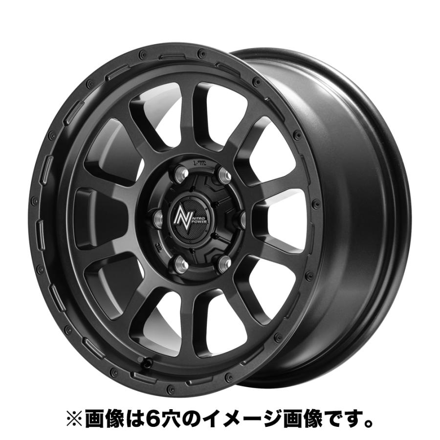 ナイトロパワー M10 PERSHING BARREL BLACK EDITION アルミホイール 4本セット 15x5.0 +45 100