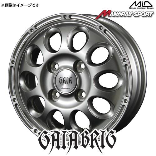 マルカサービス ガイア ブリッグ アルミホイール 1本 12x3.5 +45