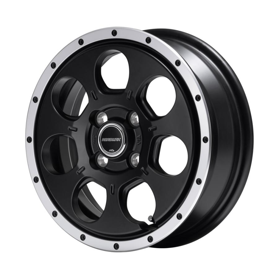 マルカサービス ロードマックス WO-7 ホイール1本 14x4.5 +45