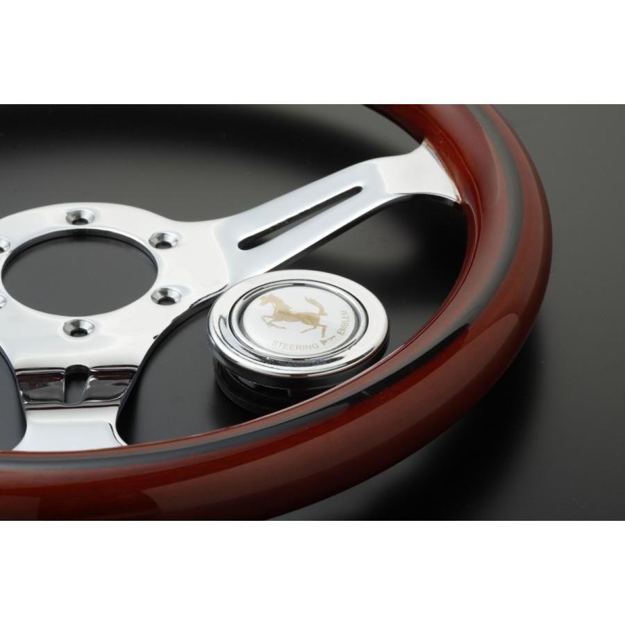 ナルディウッド　33パイ　NARDI ナルディ 330mmウッドステアリングに交換！【N100 フェアレディ
