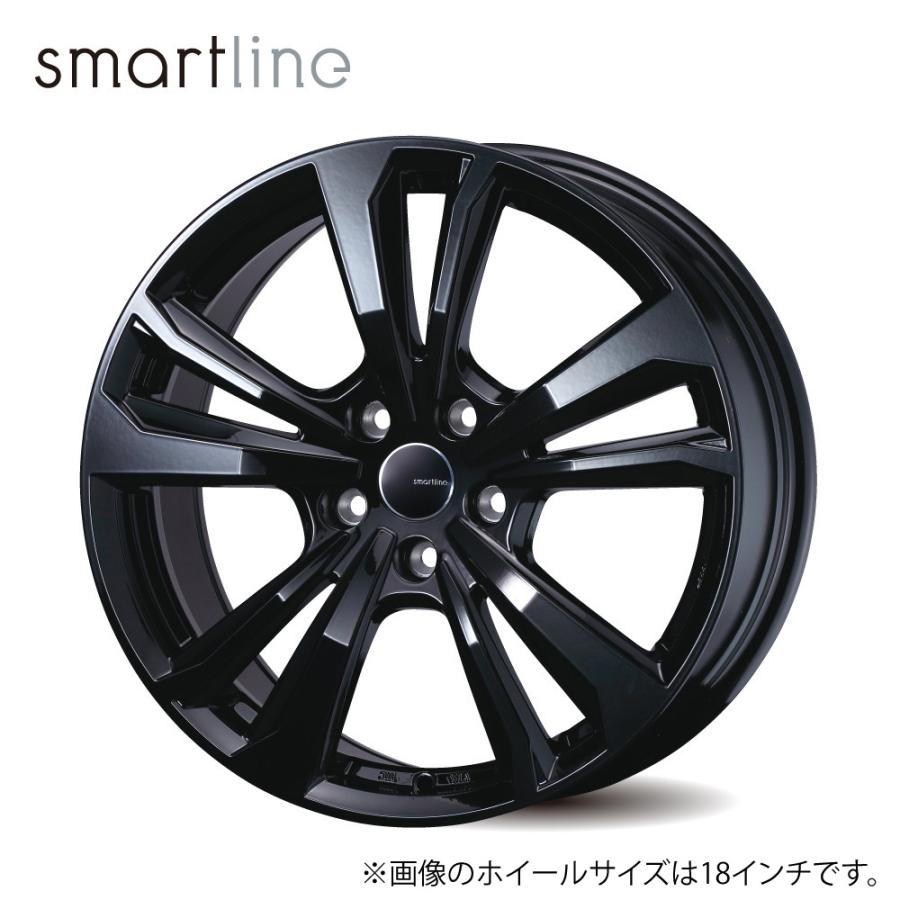 TAS スマートライン 365 ホイール1本 18x7.5J 5H 112 +25 ブラック
