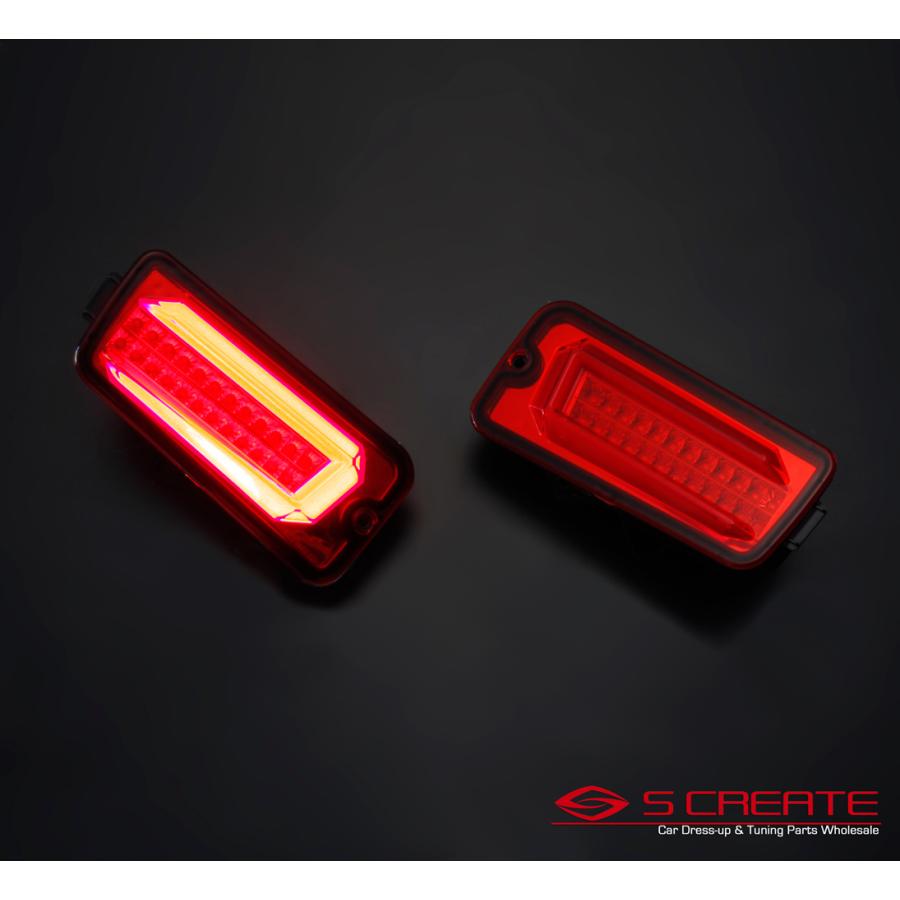 【送料無料】1年保証付! スバル サンバートラック S200系/S500系 チューブフルLEDテールランプ(シーケンシャル 流れるタイプ)/ レッド | 