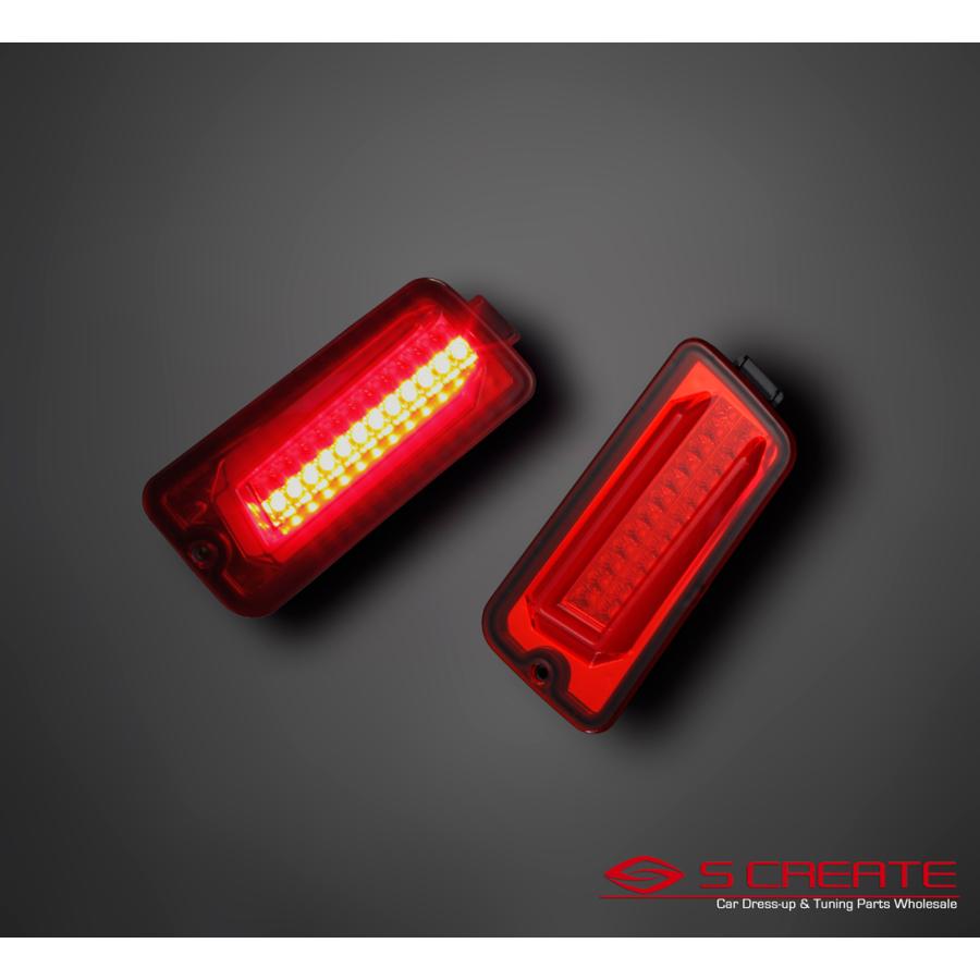 【送料無料】1年保証付! スバル サンバートラック S200系/S500系 チューブフルLEDテールランプ(シーケンシャル 流れるタイプ)/ レッド |  | 01