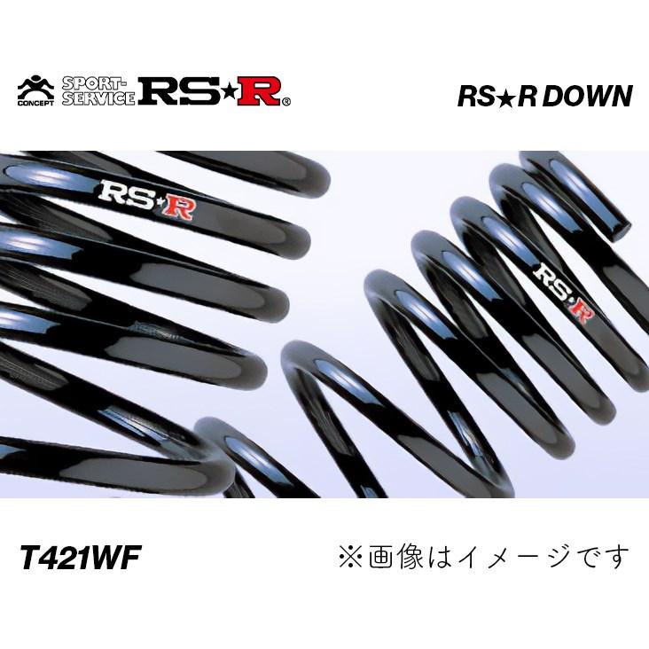 RSR - RS★R 落ち込む トヨタ スペイド/ポルテ G 4WD ダウンサス 向こう正面 / T421WF RS★R DOWN RS-R