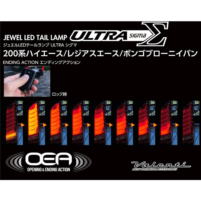 ヴァレンティ（VALENTI） ジュエル LED テール ランプ ウルトラ シグマ