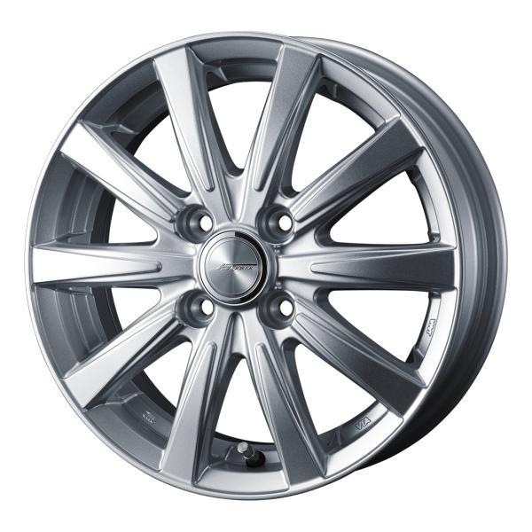 中古アルミ ジョーカースピリッツ 14-4.5 +50 100 4H シルバー WEDS（ウェッズ） 個人宅可 ジョーカースピリッツ 14x4.5 4H 100 +50