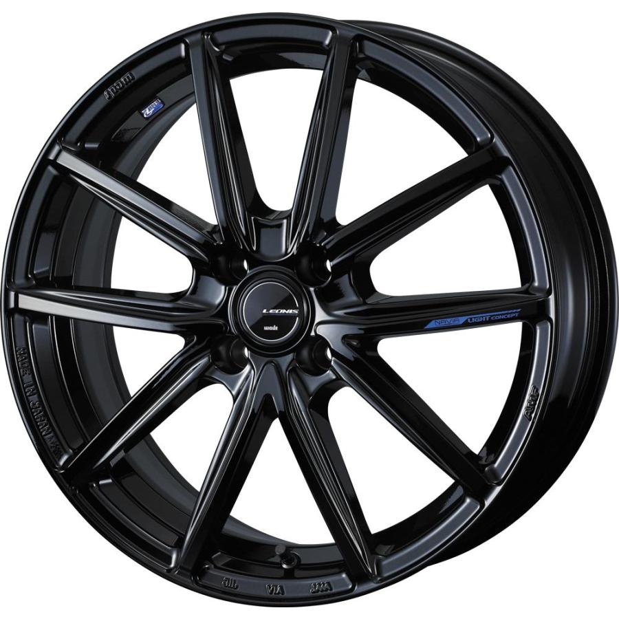 個人宅直送可 レオニス ナヴィア08 アルミホイール1本 17x6.5J 4H 100