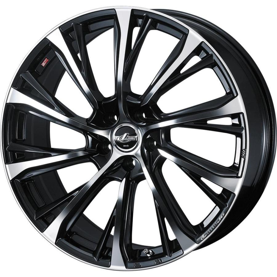 個人宅直送可 レオニスJG ホイール1本 20x8.0 5H 114.3 +45 パール