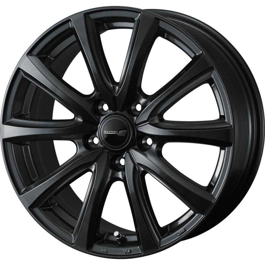 個人宅可 エリシア アルミホイール1本 17x7.0 5H 100 +48 ガン