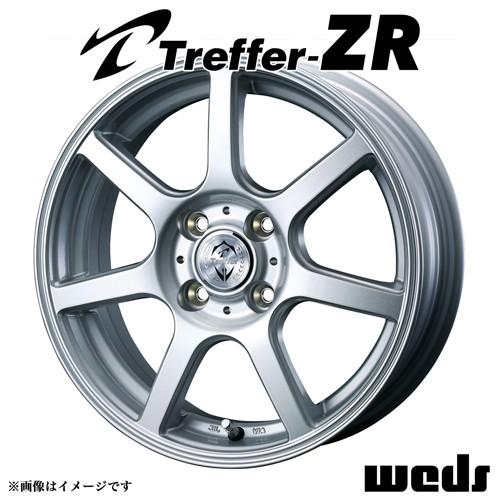 WEDS トレファー ZR アルミホイール 1本 15x5.0 +35 100 4H (シルバー 