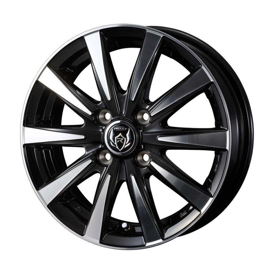 個人宅可 ライツレー DI ホイール1本 14x4.5 +45 100 4H（ブラック