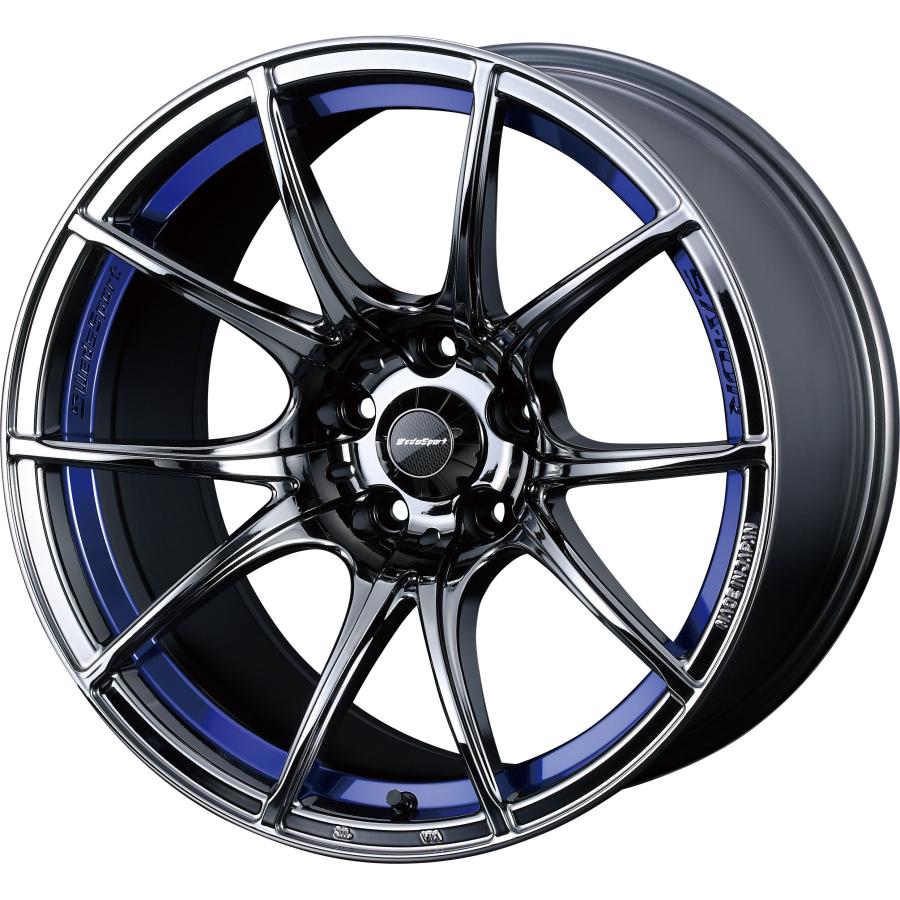 ウェッズスポーツ SA10R ホイール1本 18X9.5 5H 100 +45 ブルーライト 