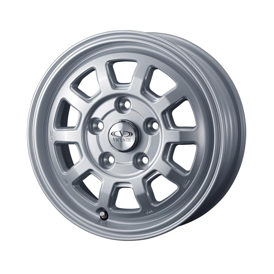 ヴィセンテ 06 NV ホイール1本 14x5.0 +43 114.3 4H （シルバー
