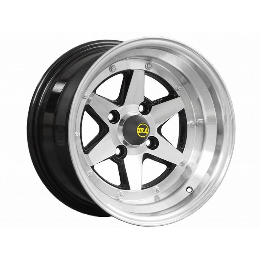 COLIN PROJECT ロンシャン ホイール1本 15 x 8.0J 4H 114 -14 ブラック