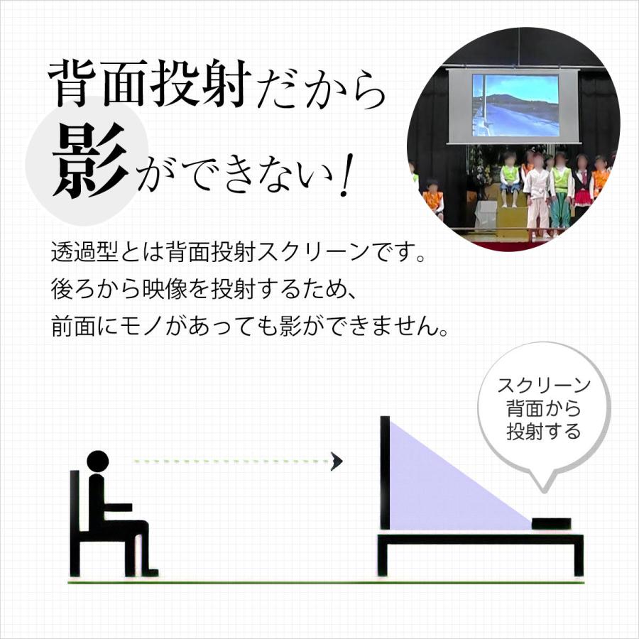 プロジェクタースクリーン チェーンタイプ リア投影 70インチ（16：9) マスクフリー BCH1550FTSの画像