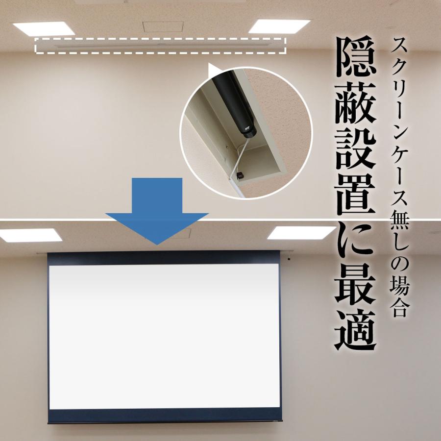 シアターハウス プロジェクタースクリーン 電動スクリーン ケースなし
