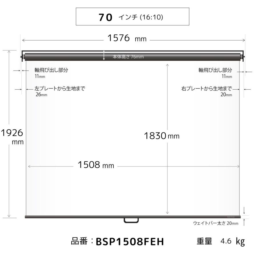 シアターハウス プロジェクタースクリーン スプリングスクリーン