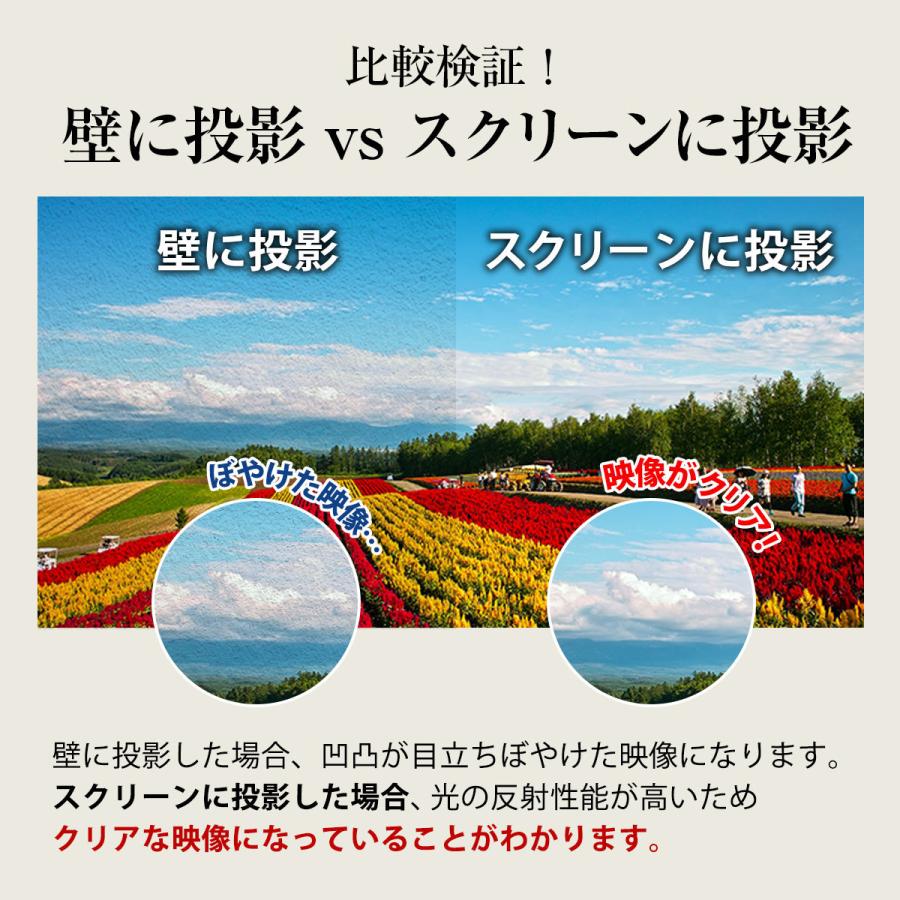 シアターハウス【4K対応】プロジェクタースクリーン 110インチ (16：9